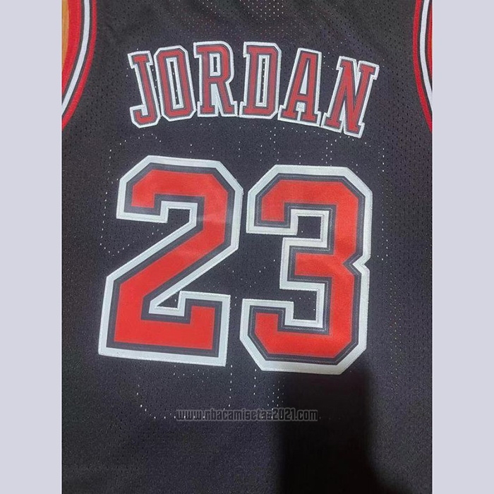 Camiseta Chicago Bulls Michael Jordan #23 Mitchel & Ness 1997-98 Negro